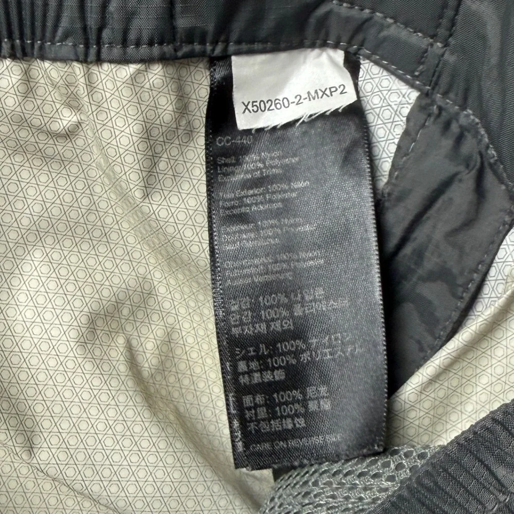 Marmot Men's Full Zip Nylon Rain Hiking Trail Pants Dark Gray Medium